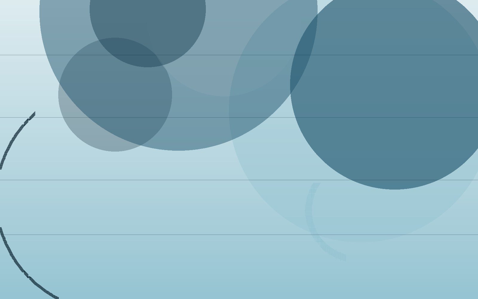 Abstract artwork in ocean tones with overlapping circles and fine horizontal lines
