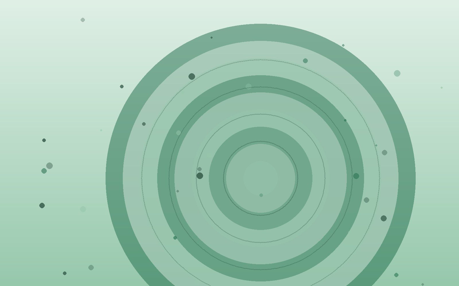 Abstract emerald-toned artwork with glowing concentric circles, illustrating the article “Navratri Fasting Guide: What to Eat and What to Avoid”