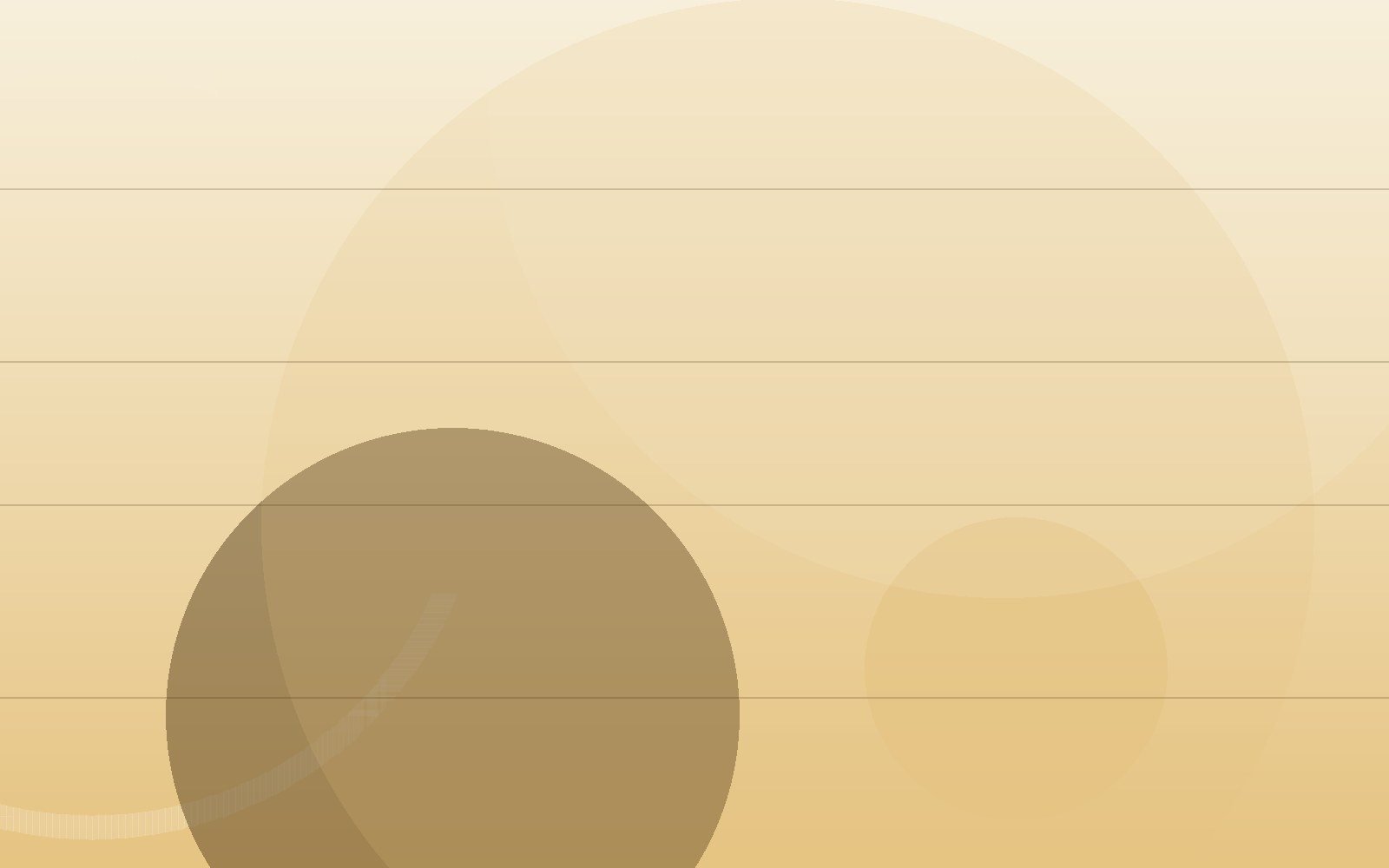 Abstract artwork in amber tones with overlapping circles and fine horizontal lines